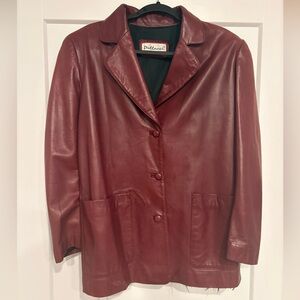 Vintage pellacci leather jacket